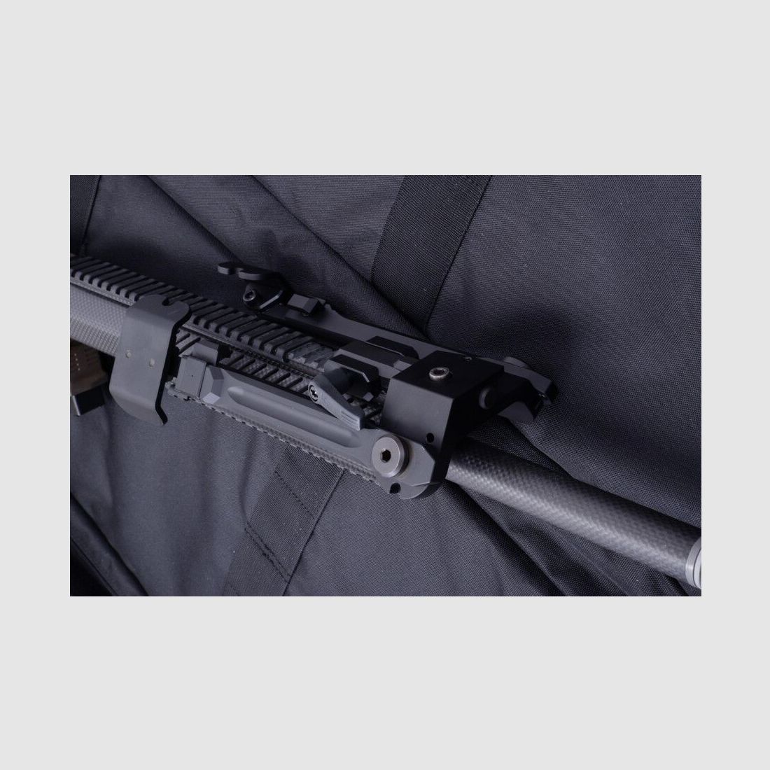 Fortmeier bipod, 12 o'clock installation