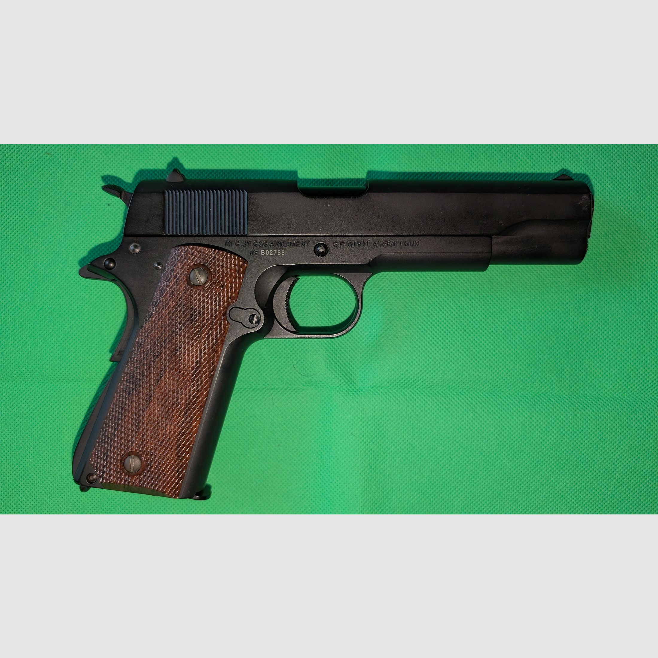 G&G GPM1911 Vollmetall GBB 6mm BB Airsoftpistole, Colt 1911, inkl. Pistolenkoffer, versandkostenfrei in D