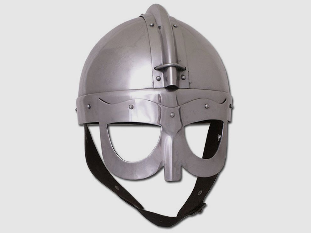 Wikinger Brillenhelm mit brillenförmigem Schutz