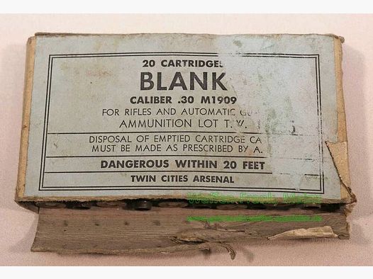 Divers fabricants de cartouches de fusil .30-06/blank