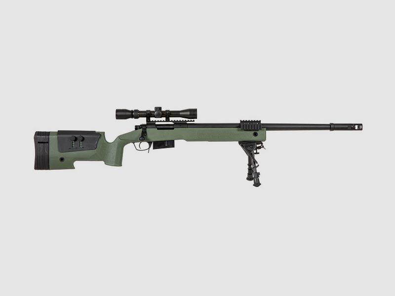 ASG SPECNA ARMS SA-S03 CORE precision rifle with scope and bipod – olive, image 13 of 48