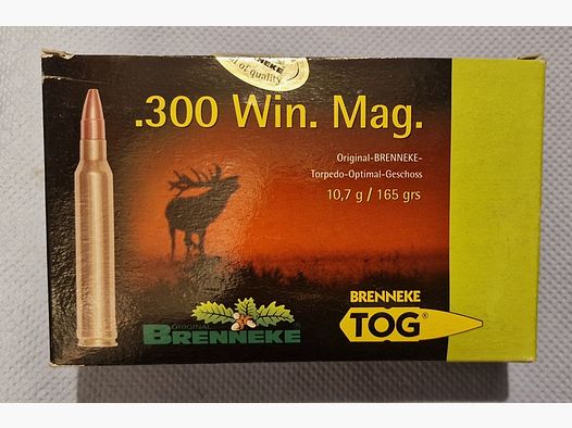 Brenneke TOG .300 WinMag 10,7g/165grs 20Stk.