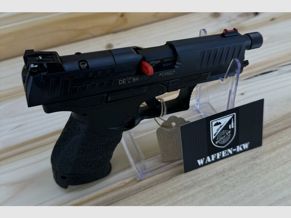 Vorführwaffe Carl Walther halblautem. Pistole PPQ M2 Q4 9x19 9mm Luger 15R/ 9mmLuger