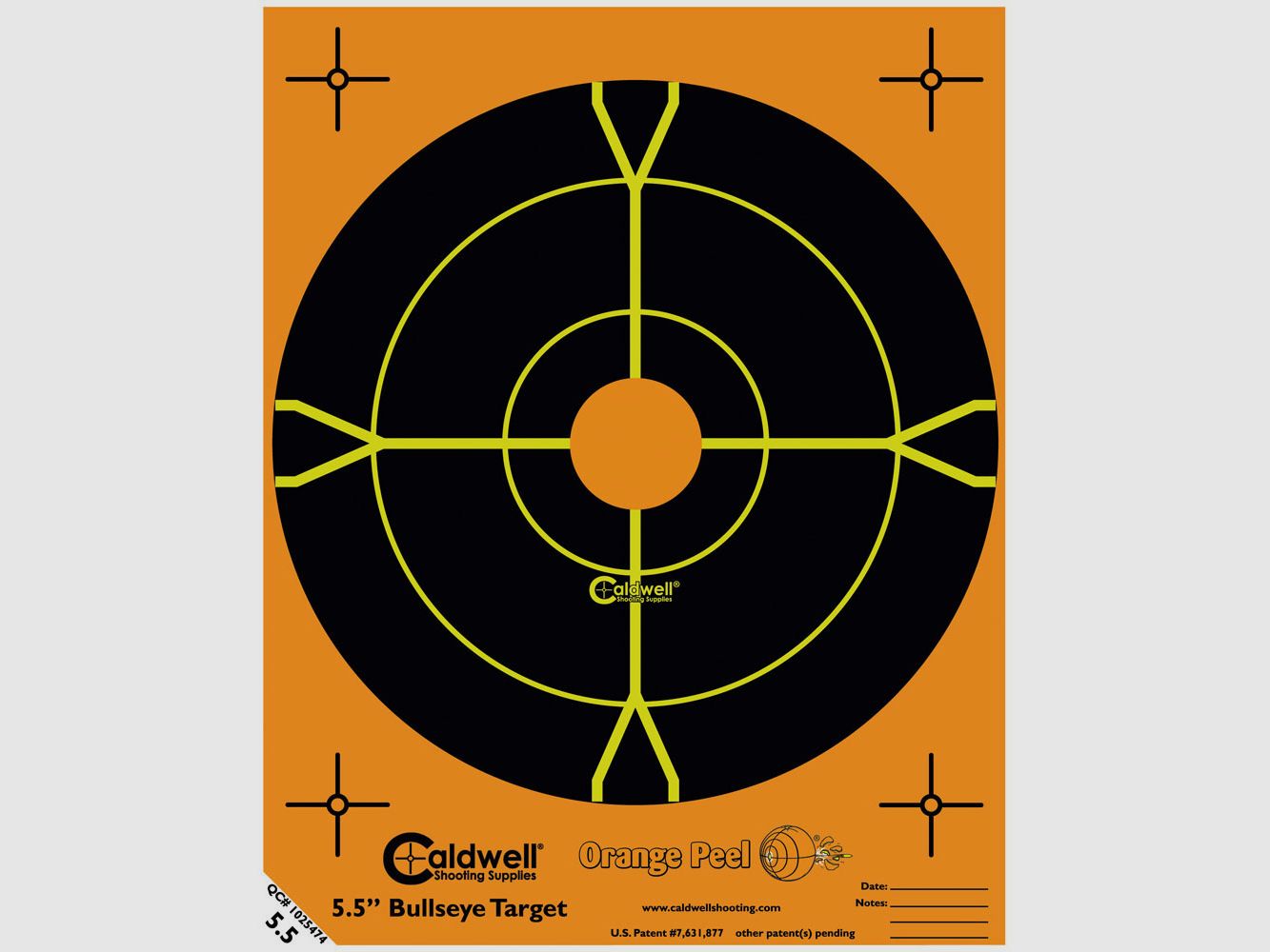 Orange Peel 5.5″ Bullseye: 10 sheets, image 2 of 2