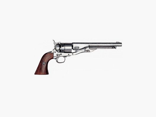 Dekorative Denix-Replik eines Revolvers 1860 Amerikanischer Bürgerkrieg
