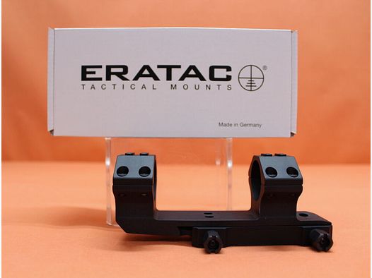 Recknagel Era-Tac Blockmontage 30mm (T5023-0022) mit Mutter, Alu schwarz, 2'' verlängert für Picatinnyprofil