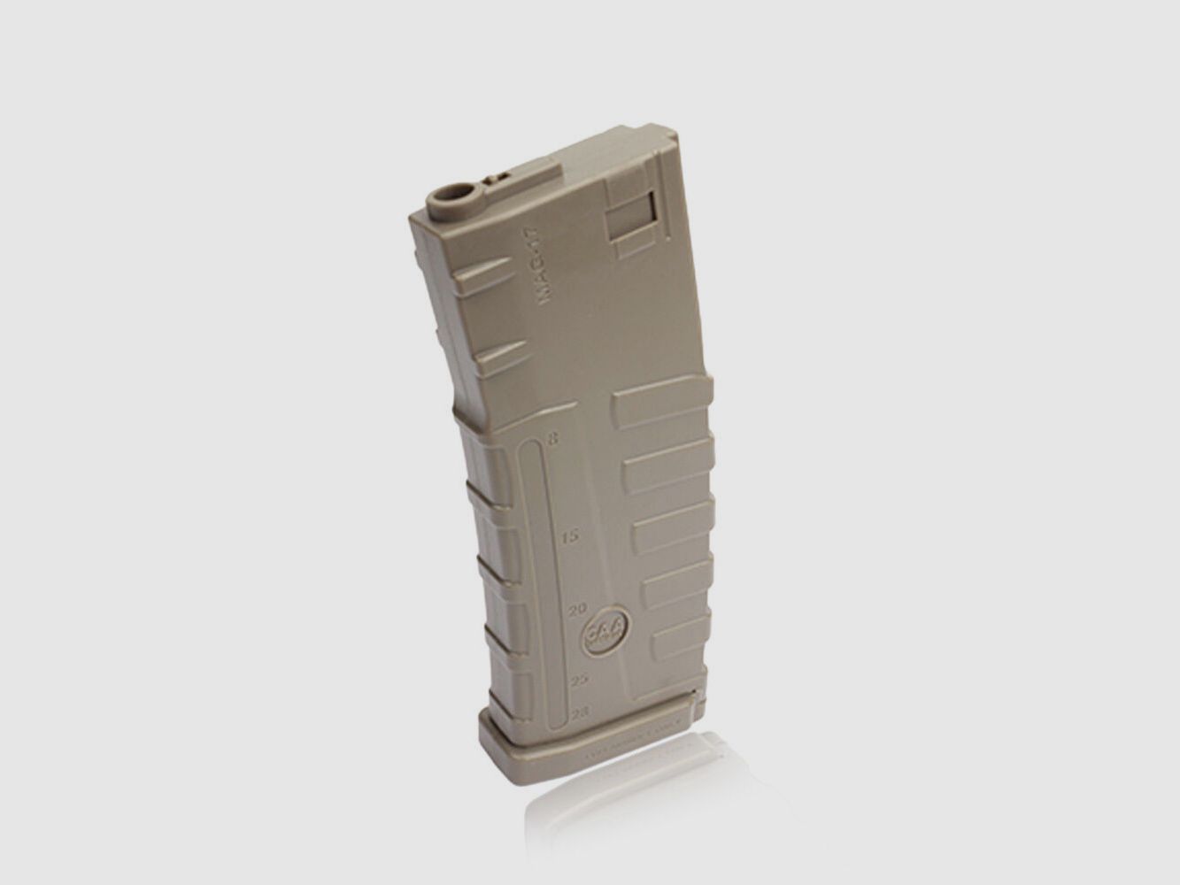 ASG CAA M4 AEG Magazine Midcap 6mm BB / 140 Coups / Désert