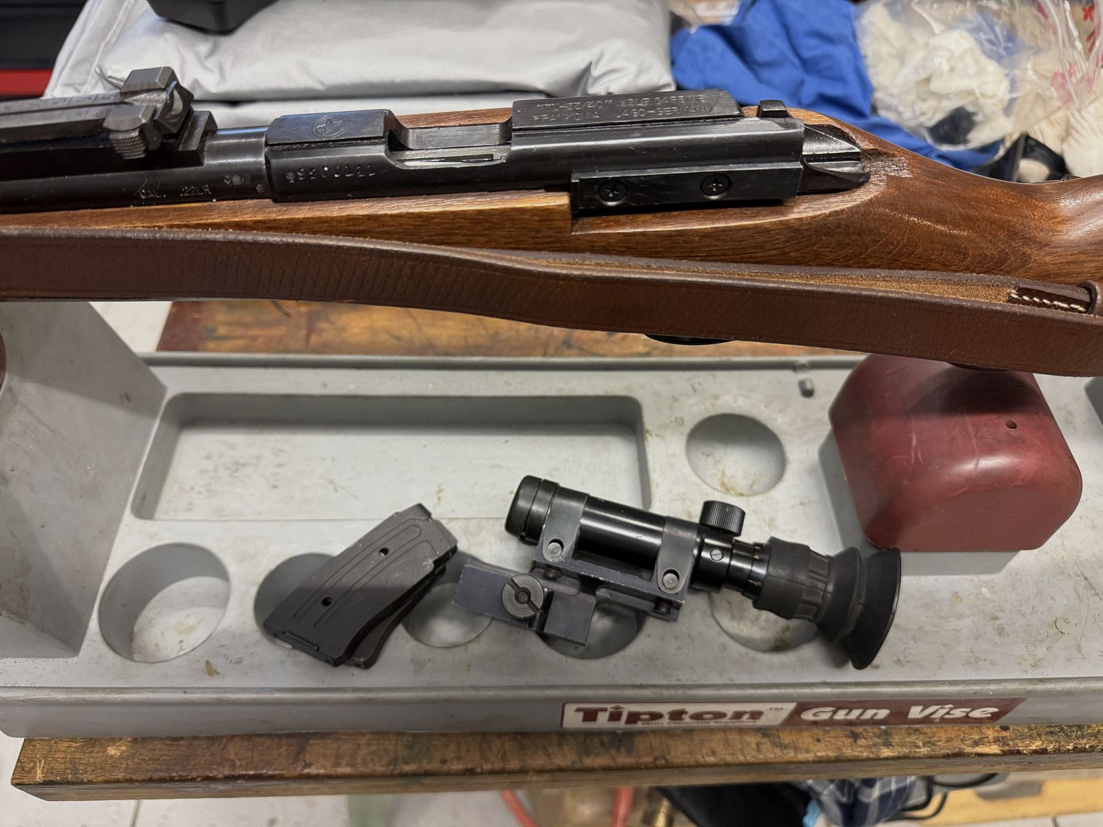 K98 Sniper Wehrsportgewehr replica in .22lfB met accessoires