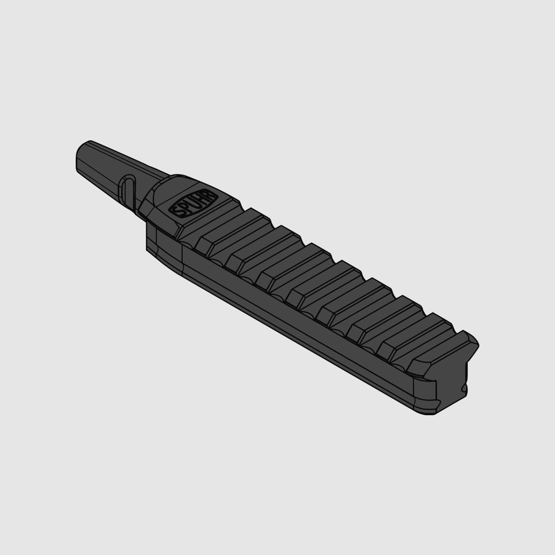 SPUHR A-0229 Picatinny Rail 75 mm for RD/RDF mounts, Bild 1 von 2