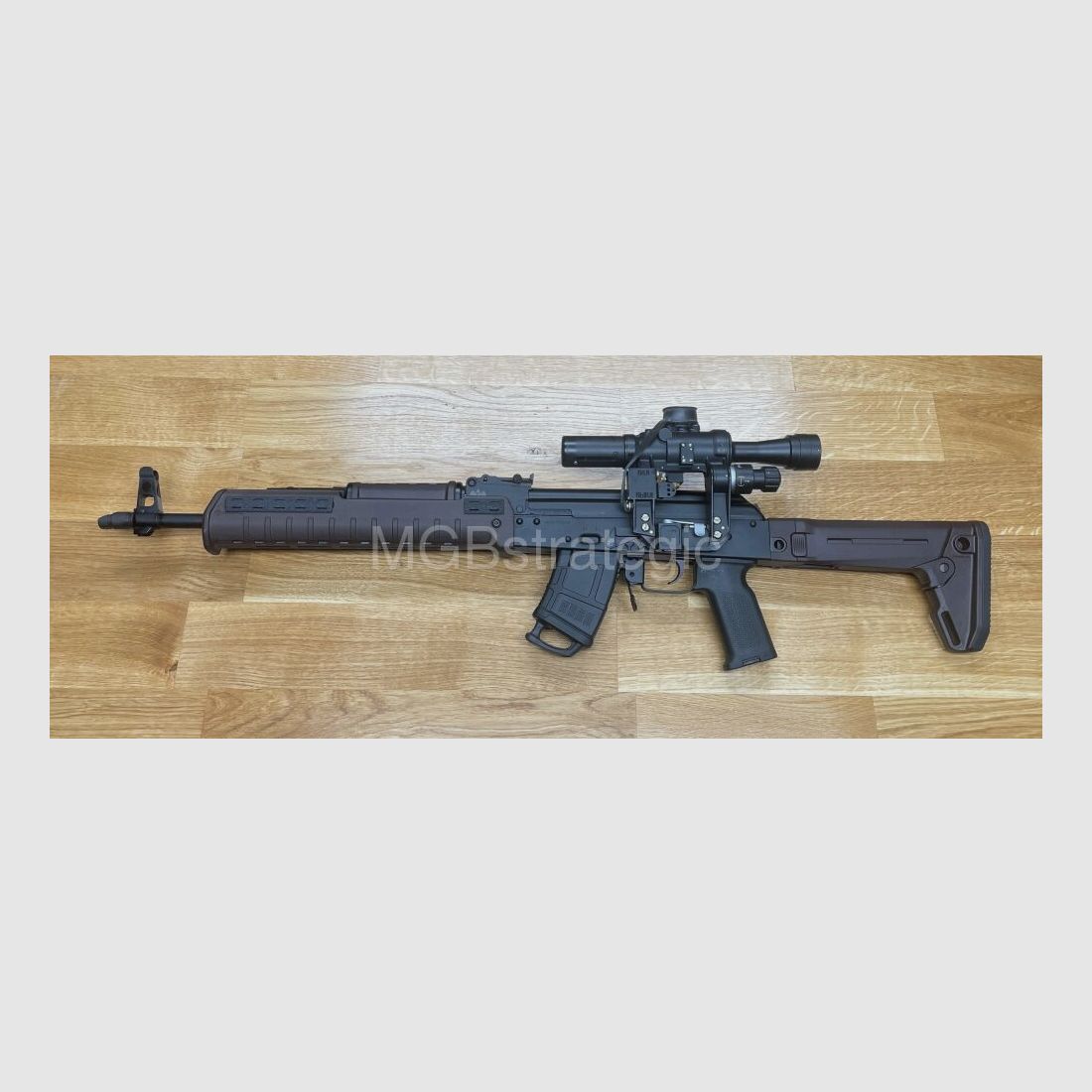 sportlich zugelassen! WBP Jack Sport - halbautom. Büchse 7,62x39 mit Klappschaft! System AKM AK47 AK74 // Farbe Plum, Bild 6 von 10