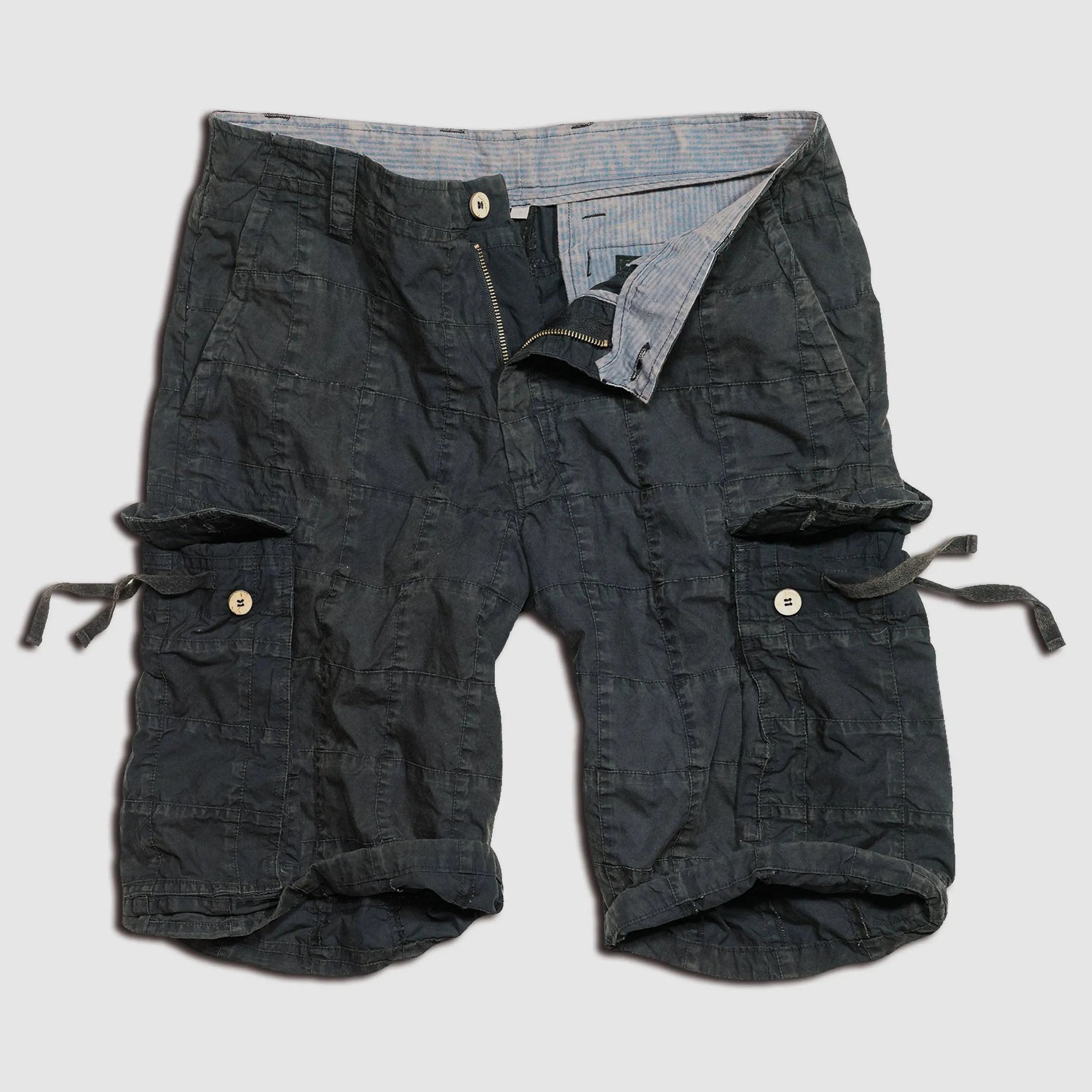 Surplus Checkboard Shorts schwarz