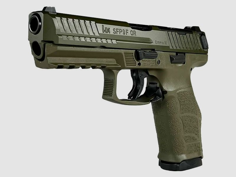 Heckler & Koch SFP9-F OR A1, NATO-Grün