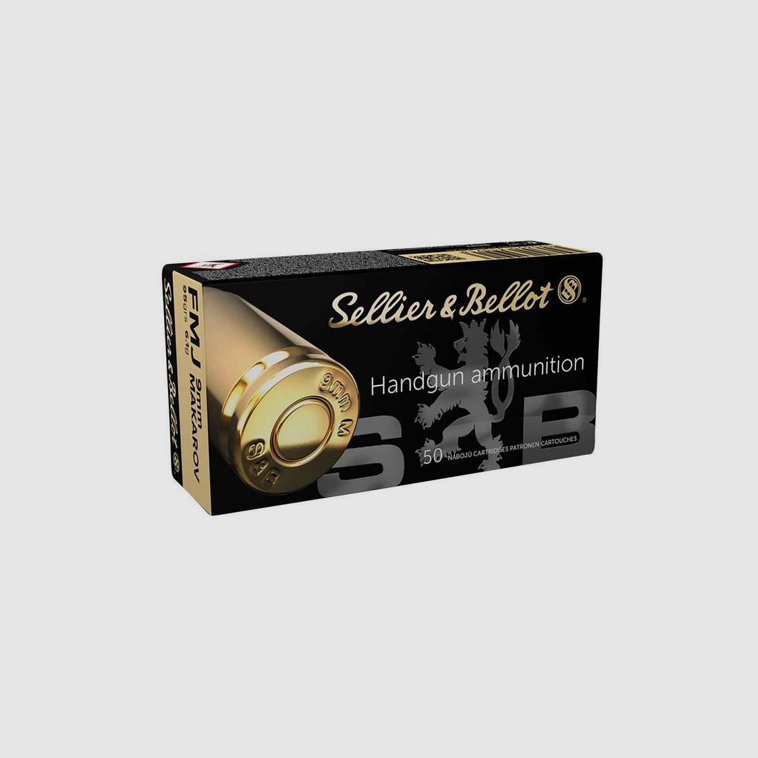 S&B 9mm Makarov 9x18mm – 95grs/6,1g – 50er