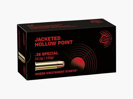 Geco hollow point 158 grs - 50 pcs