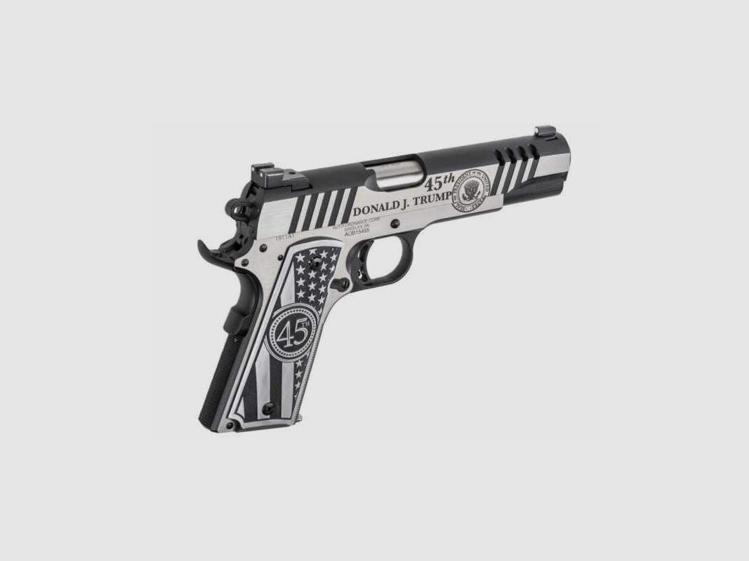 Auto Ordnance "Trump One" 1911 TCAC14N .45 ACP President Custom Pistole