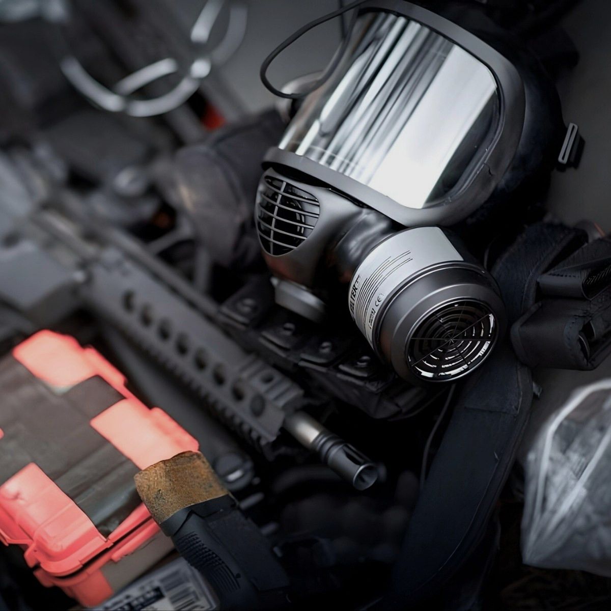 Gasmasker - CM-6 - Zwart - Universeel, afbeelding 7 van 7