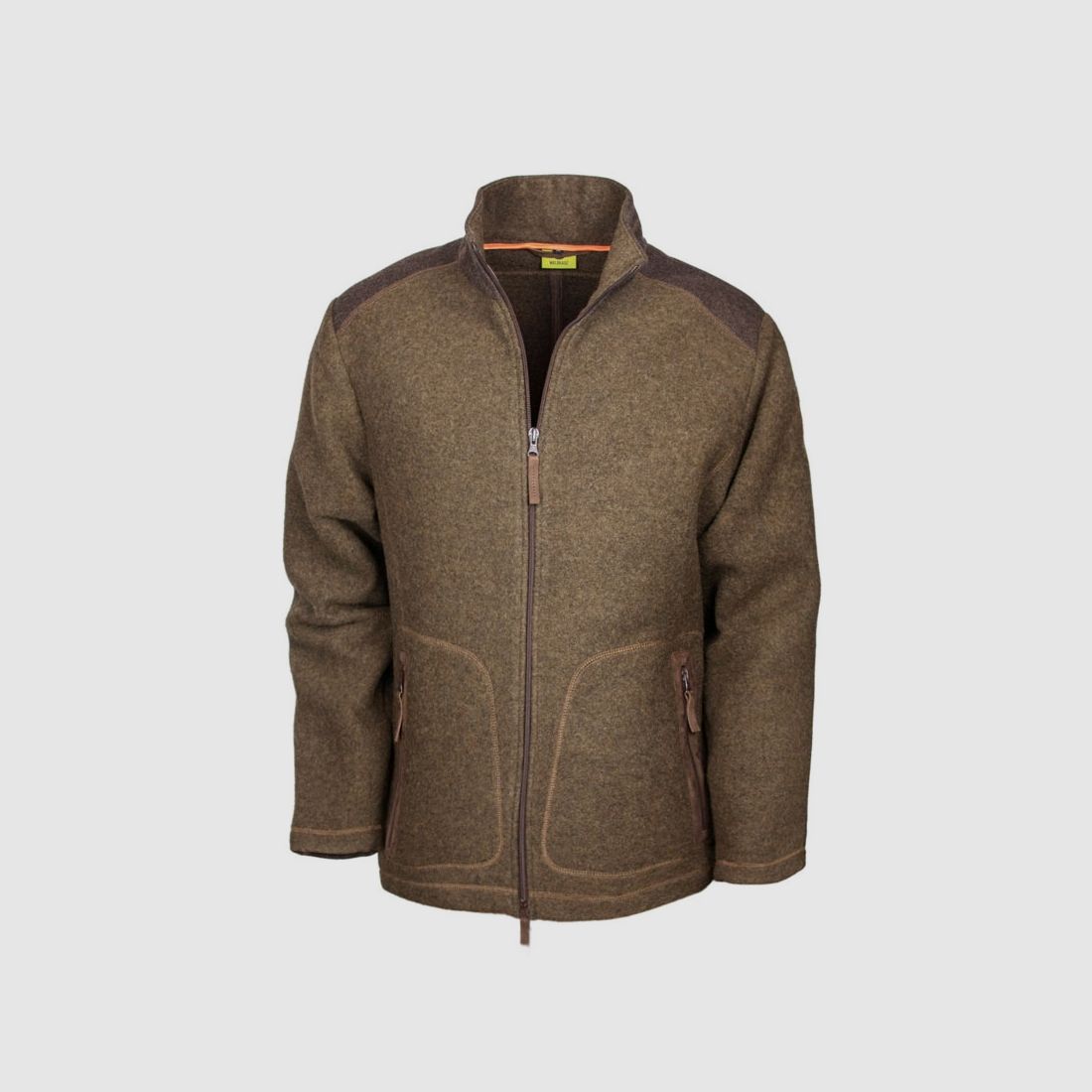 Loden-Fleecejacke "Urs" , cappuccino