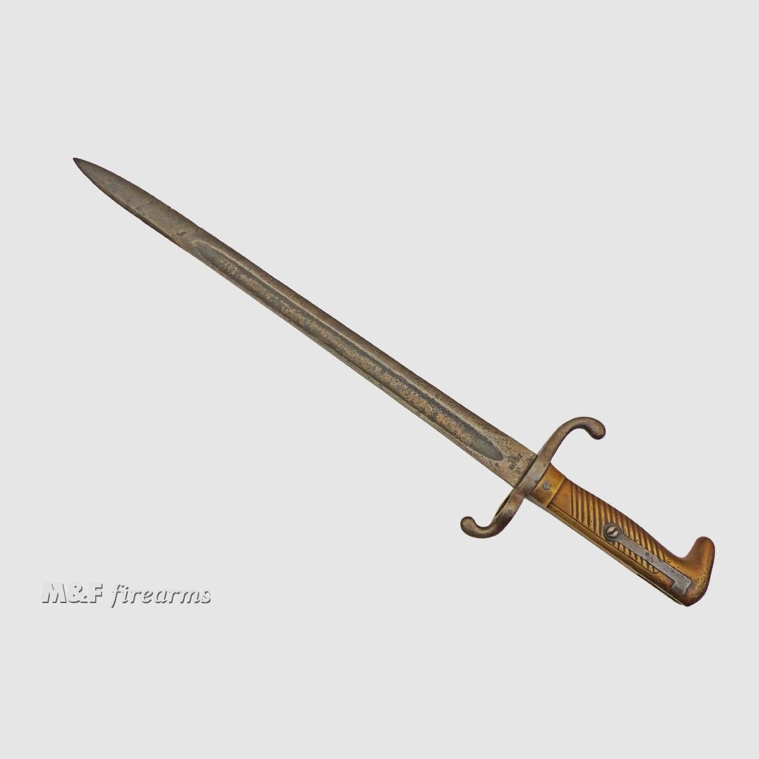 Deutsches (Westfälisches) Bajonett Infanterie-Seitengewehr (SG) M 1871 TS: 17.R.10.114 o/Scheide