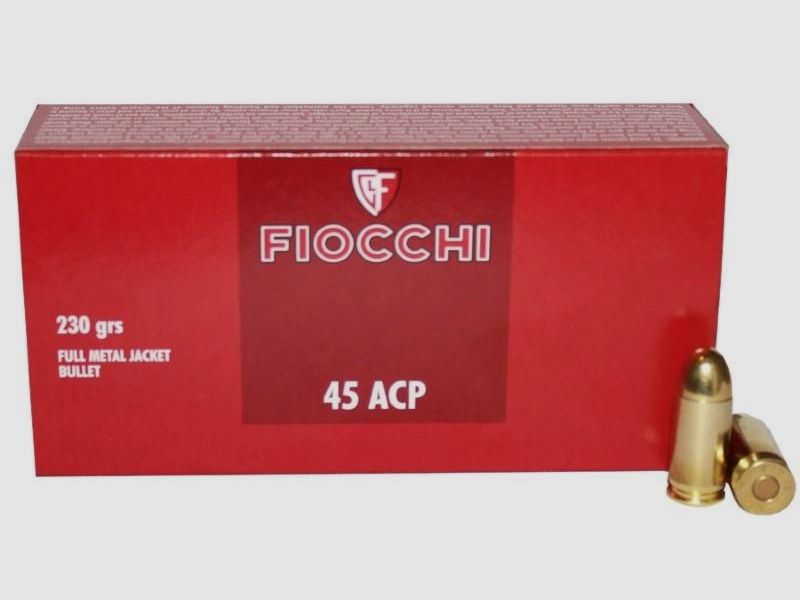 Cartuchos Fiocchi classique 45 ACP 230GR FMJ x1000