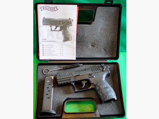 Walther P22Q Schreckschuss Pistole 9mm P.A.K. schwarz  (PTB 778)