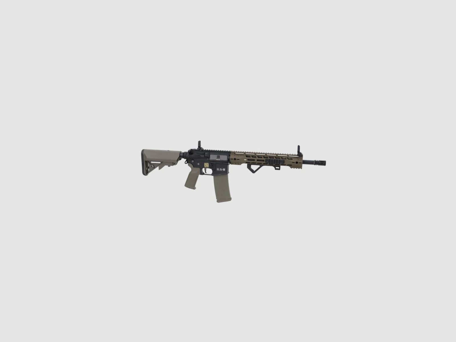 SA M4 Carbine M-LOK (RRA SA-P14 PRIME™ Aster II ETU BLDC™) Rifle Airsoft Libre a partir de 18 - Negro/Verde -F-