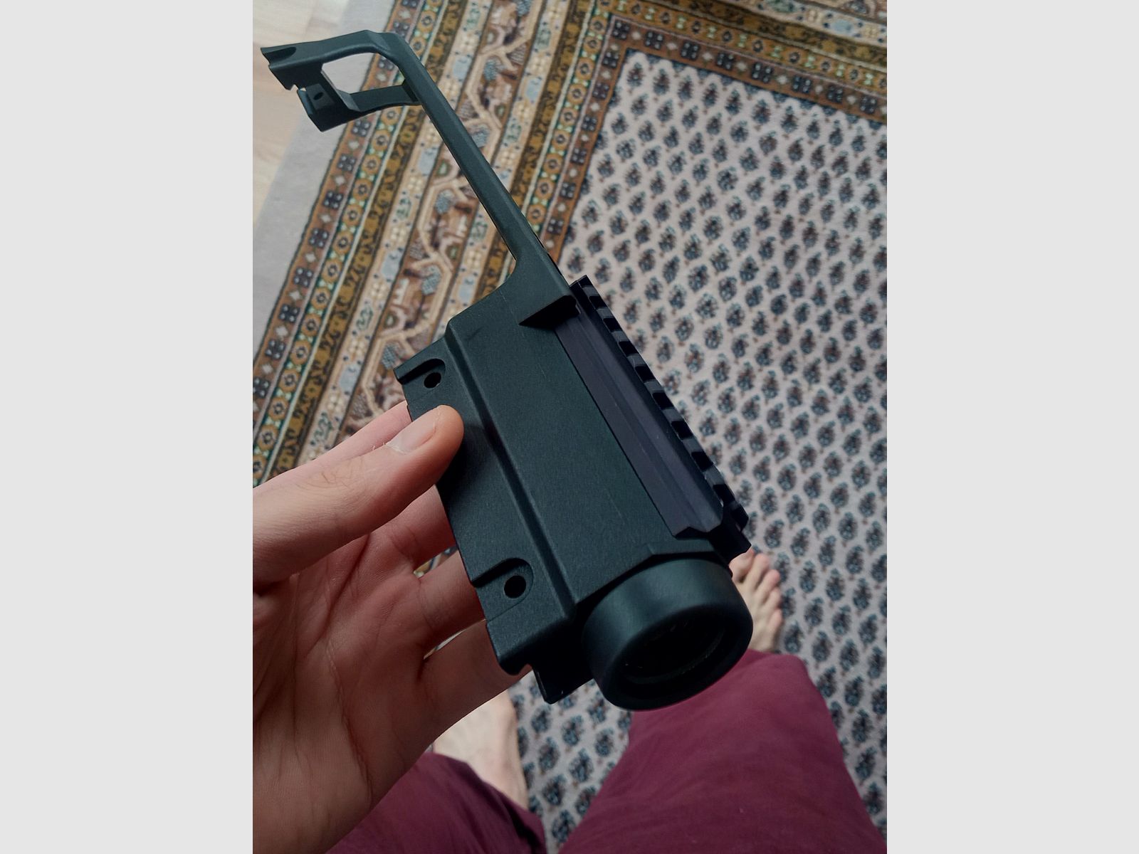 Hensoldt 3-Fach Optik Zielfernrohr Tragegriff mit Picatinny Schiene für H&K G36 HK243 und SL8 / x3 Scope Carryhandle