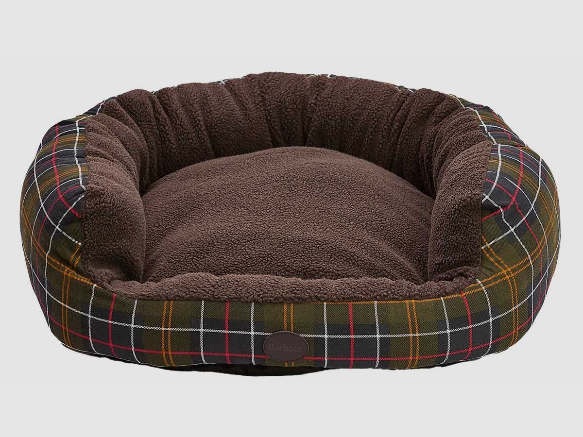 Barbour Dog Bed Snuggle 35' Classic Tartan