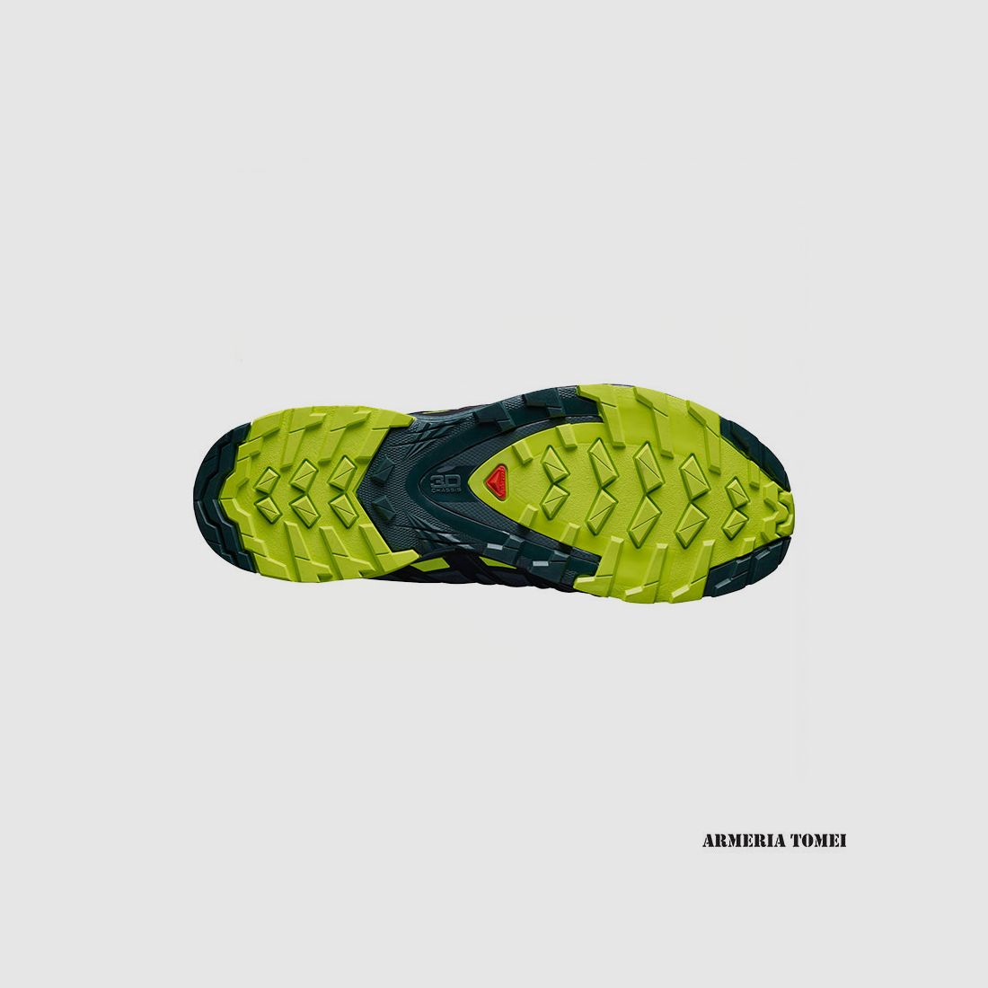 SALOMON – MAN – XA PRO 3D V8 GTX Urban Chic / Zwart / Lime Punch, afbeelding 3 van 4