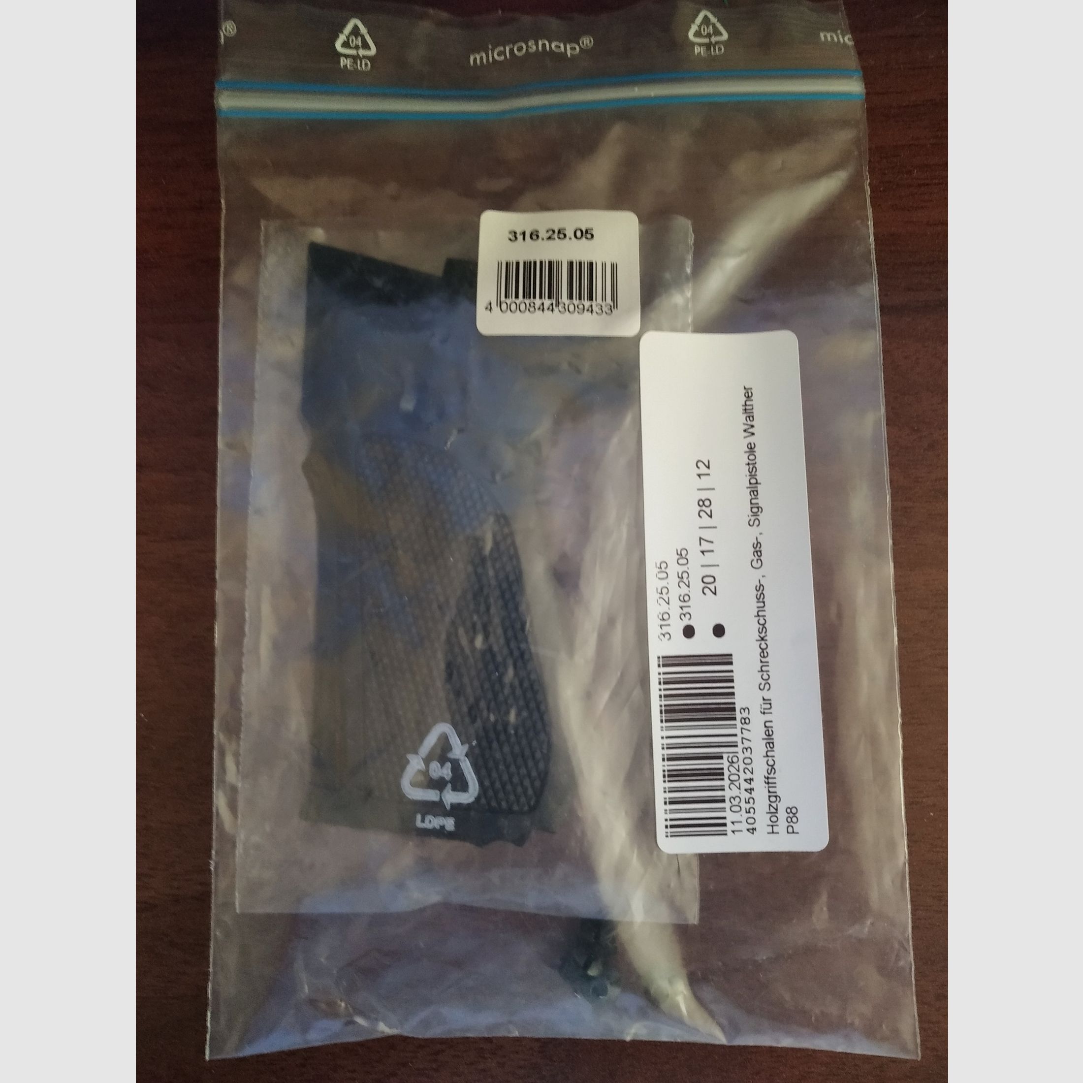 Walter P88 Griffschalen Schreckschusspistole 9mm pak
