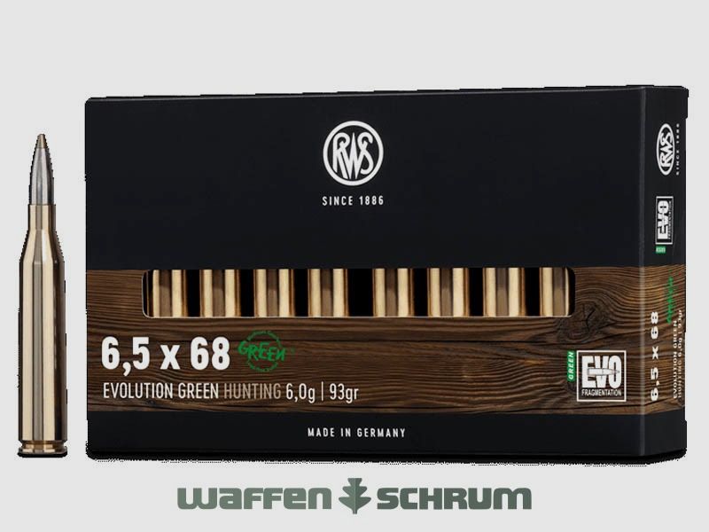 RWS Evo Green 6.0g - 93gr 6.5x68