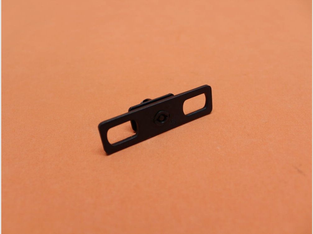 Harris Harris Adapter No.5: Riemenöse 9mm f. AR-15 m. rechteckiger Platte u. QD-Riemenbügel