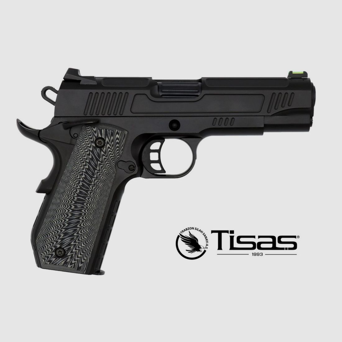Tisas ZIG M9 Bantam Pistole Kal. 9mm Para, schwarz, 8 Schuss, 4.25" Lauf