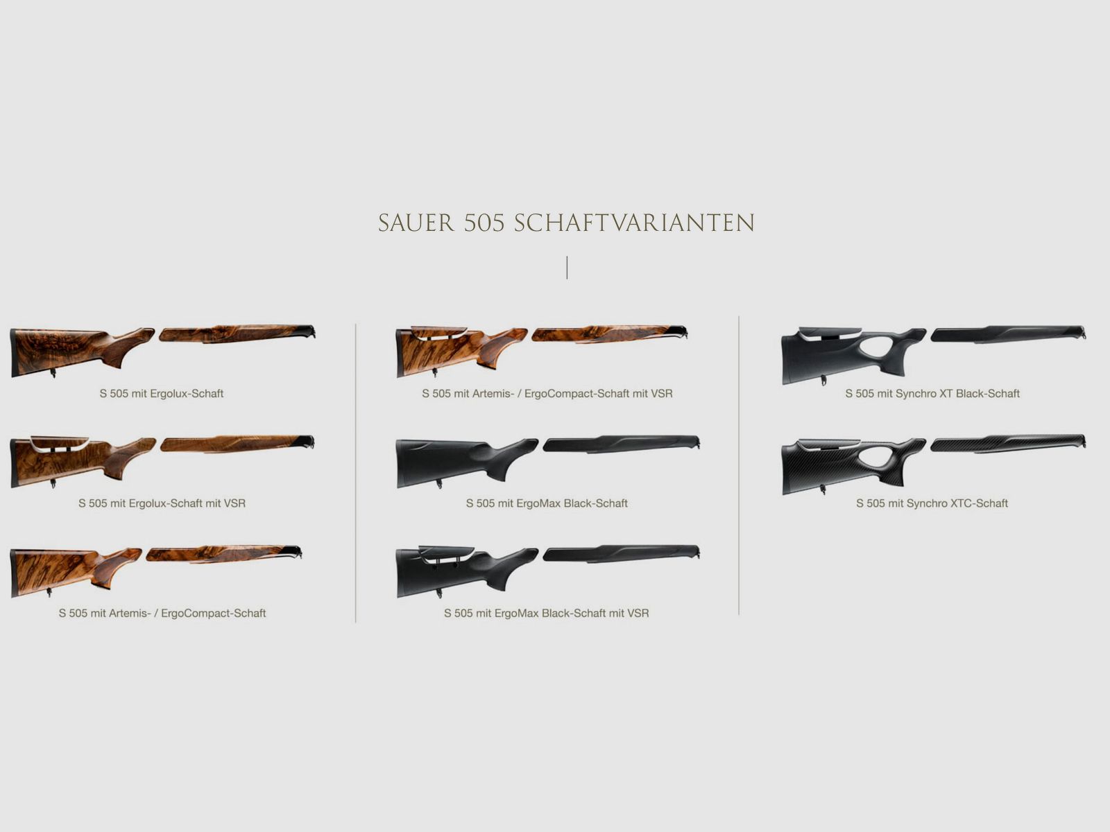 J.P. Sauer & Sohn 505 Synchro XT LL 510mm .30-06Spring M15x1