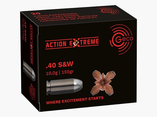 Geco .40 S&W Action Extreme 10.0g/155grs.
