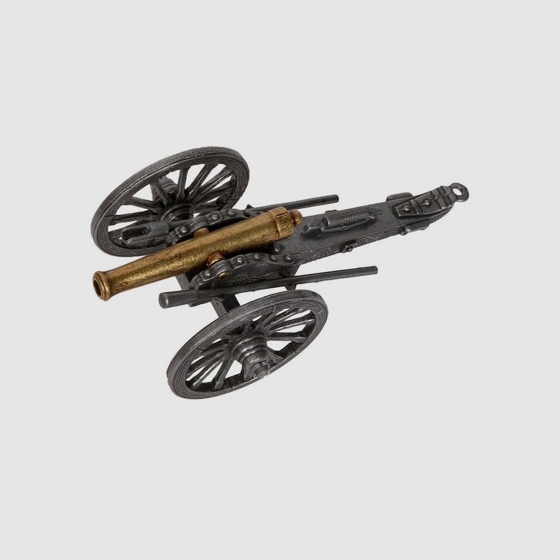 Miniaturowy model dekoracyjny armaty wojny domowej