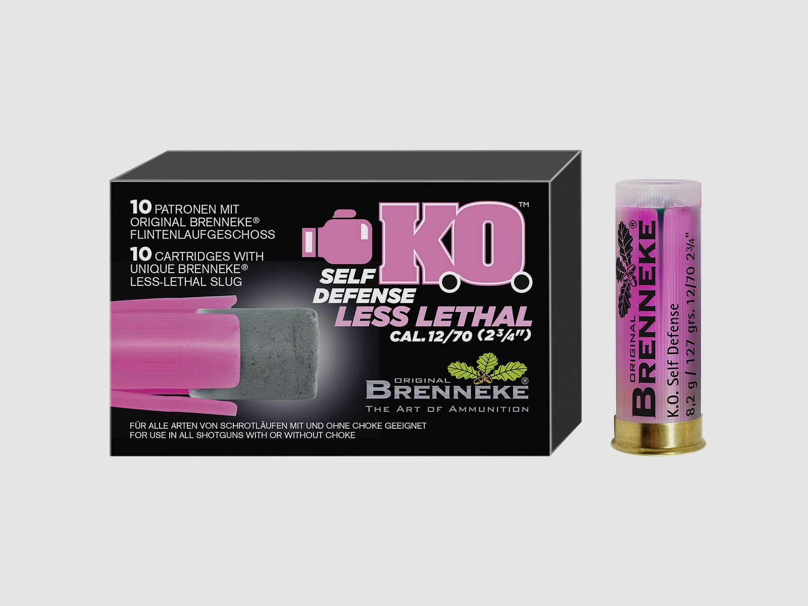 Brenneke K.O. ZELFVERDEDIGING .12/70 8,2g 10 patronen