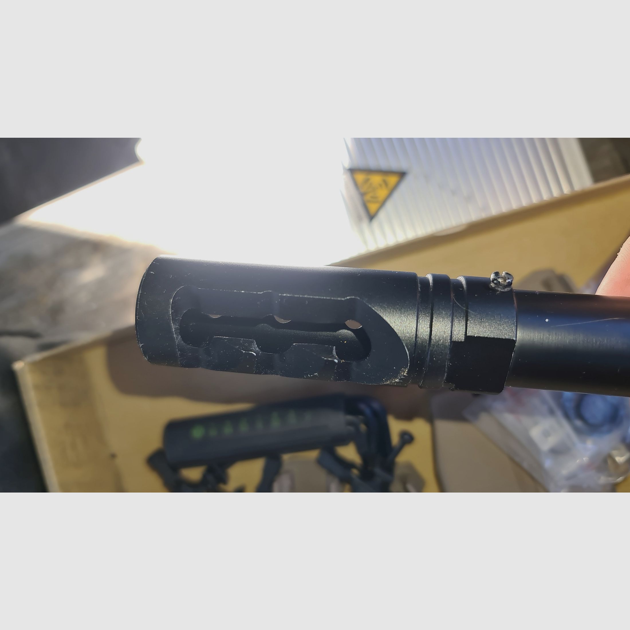 PAINTBALL FS FIRST STRIKE LAUF HAMMERHEAD EIN SCHUSS / 8 ZOLL / cal. 68 / ! BESCHREIBUNG LESEN !