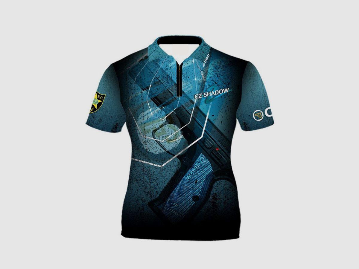 DED CZ Shadow 2 Blue T-Shirt, Größe: 3XL, Benutzerdefinierter Name: Kein Name, Bekleidungsart: Regulär (Herren), Bild 3 von 3
