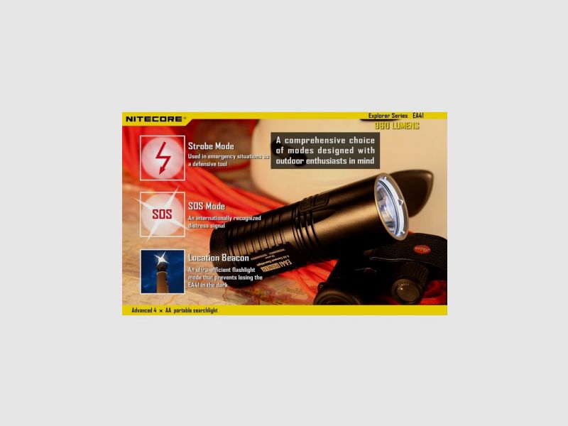 Linterna Nitecore EA41W 860 lúmenes, imagen 18 de 25