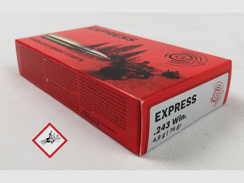 Geco Express Jachtpatroon Kal. .243 Win TM 76gr