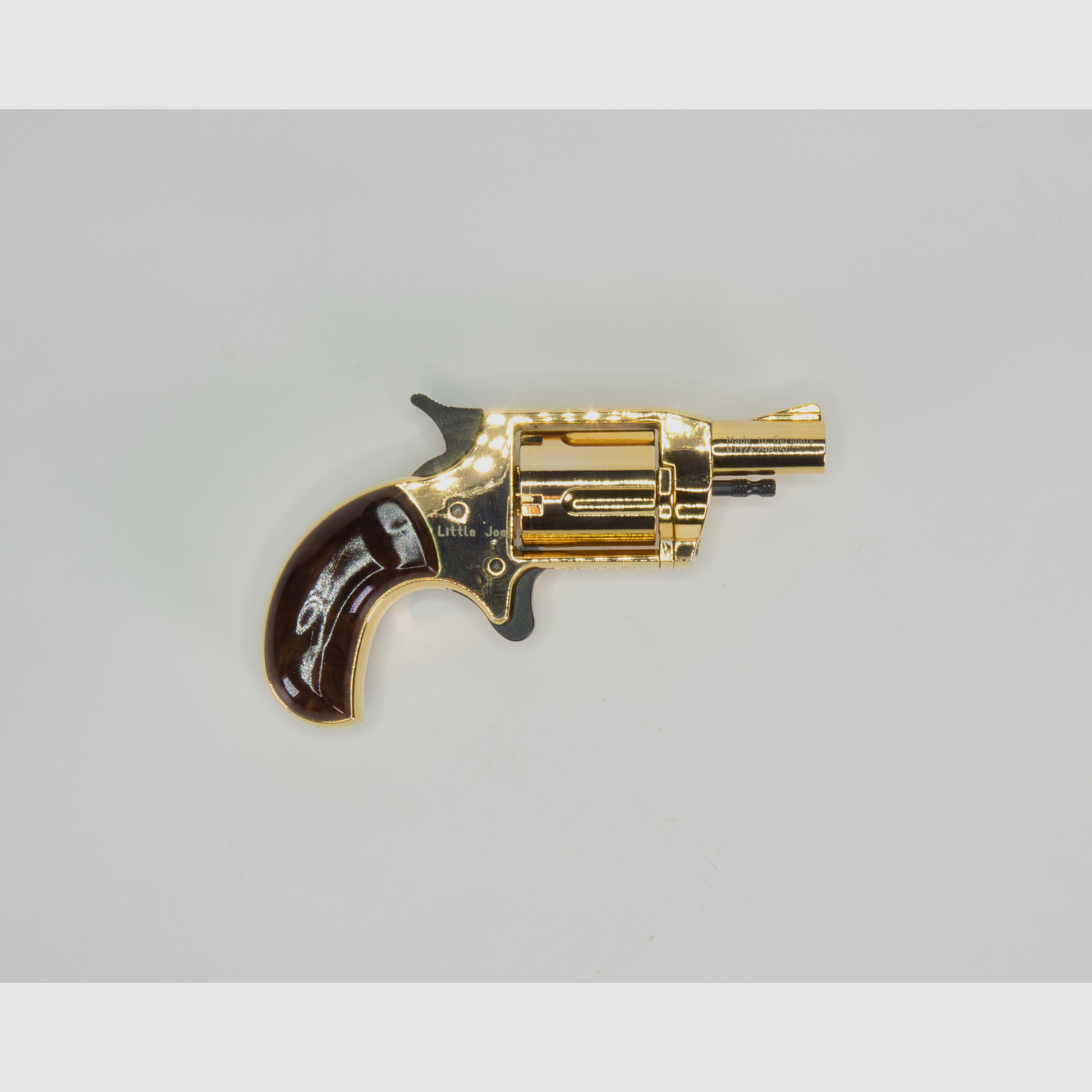 Röhm Little Joe blank firing revolver caliber 6mm Flobert Gold Edition