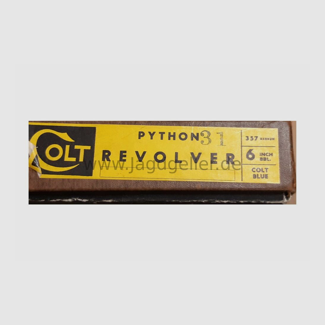 Revolver Colt Python 357 Magnum 6" aus 1972