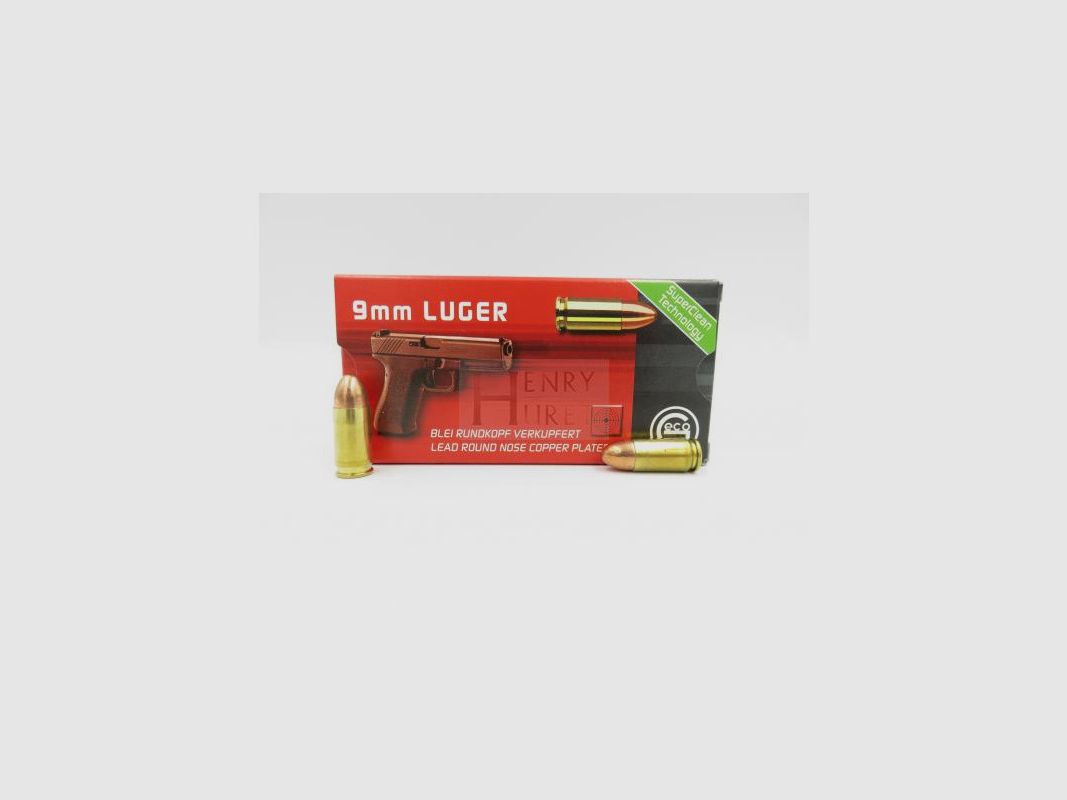 GECO 9X19 124GR BLEI VERNICKELT X50