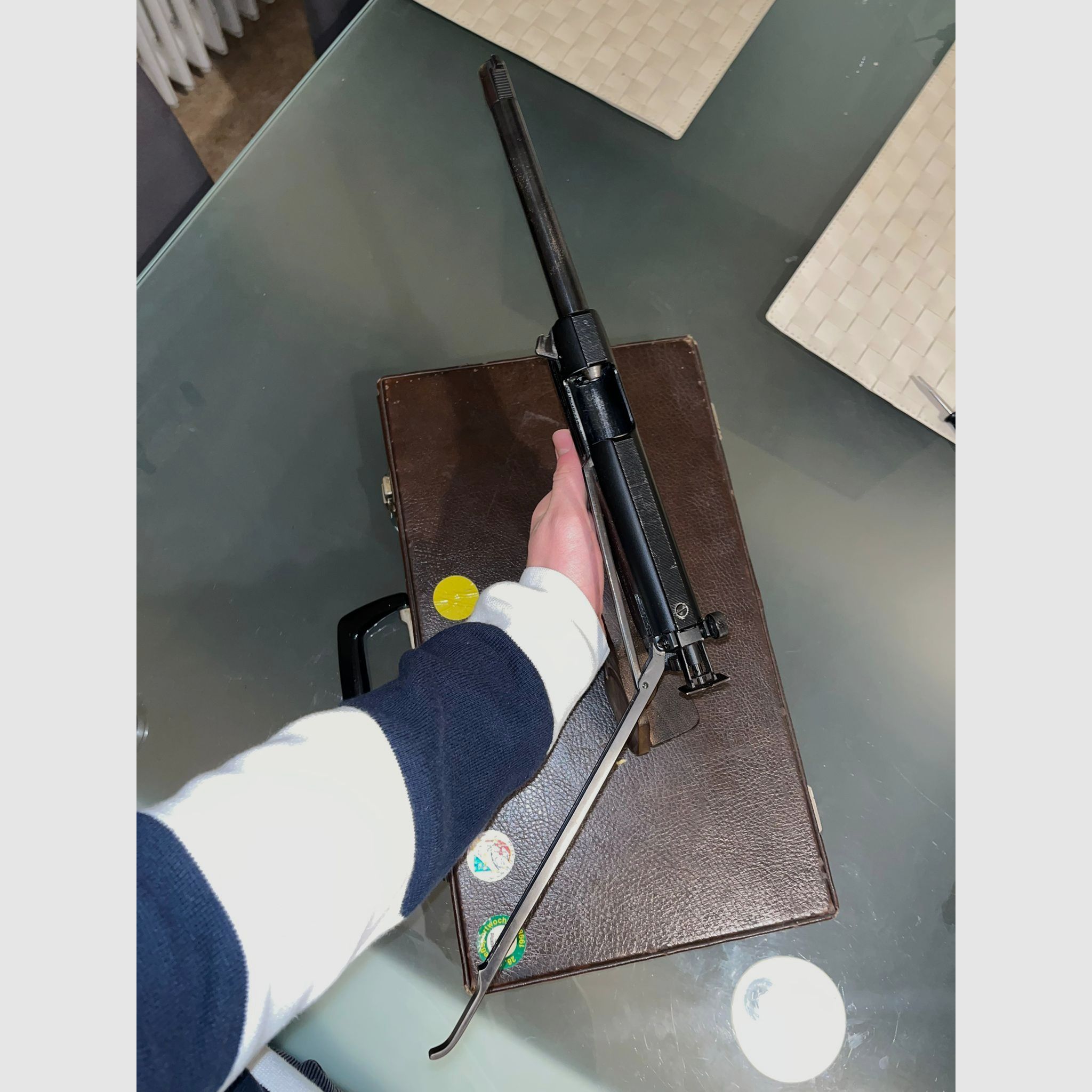 Feinwerkbau Mod. 65 4,5/.177, Federdruck / Seitenspanner