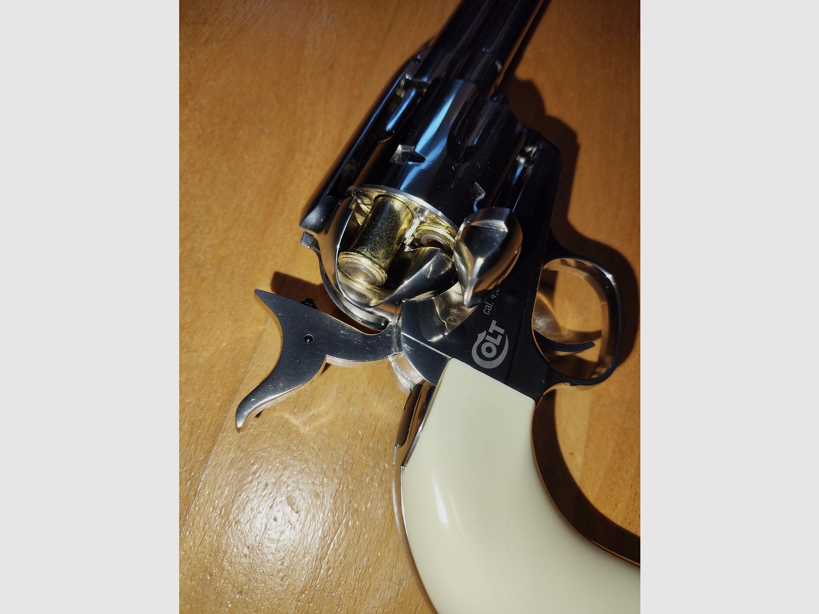 Colt "Peacemaker" SAA Nickel Co2 Revolver Kaliber 4,5 mm BB
