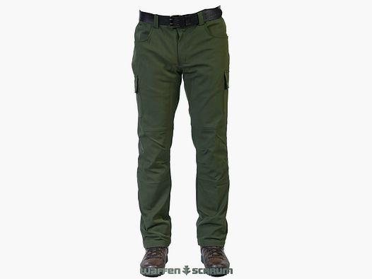 Pantalon à épines Hubertus avec doublure vert foncé olive