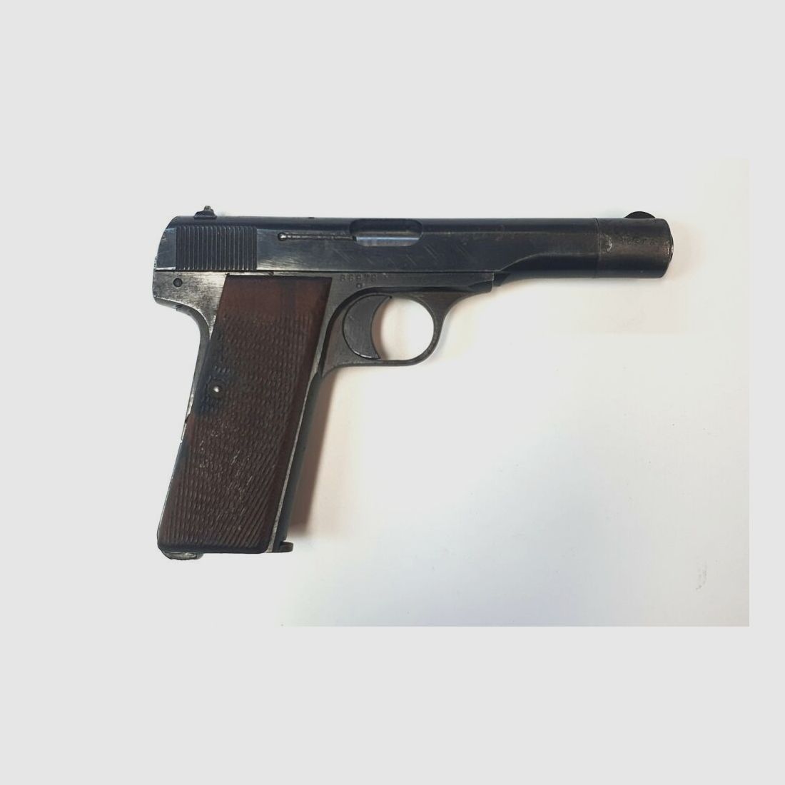 FABRIQUE NATIONALE D'ARMES DE GUERRE HERSTAL BELGIQUE! Przedmiot kolekcjonerski! Pistolet samopowtarzalny FN - 7.65mm Browning - Broń trofealna, zdjęcie 1 z 10