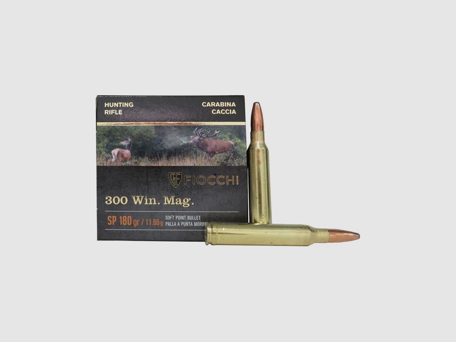 Fiocchi Patronen cal. 300 Winchester Magnum SP 180 gr 10 Stk, Bild 1 von 2