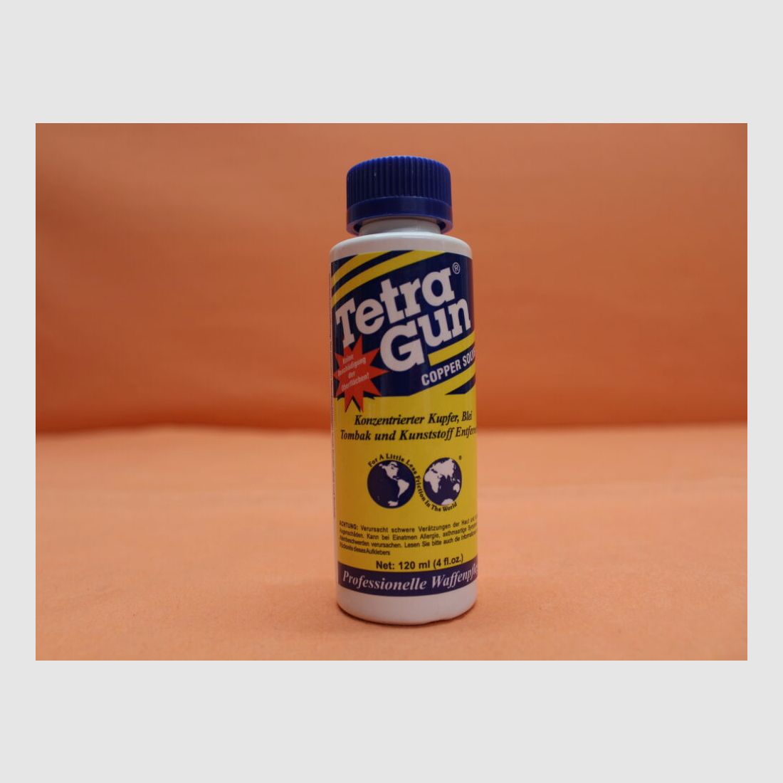Tetra Gun Tetra Gun Copper Solvent (501iG) 120ml Flasche Konzentrierter Kupfer, Blei, Tombak und Kunststoff Entferner