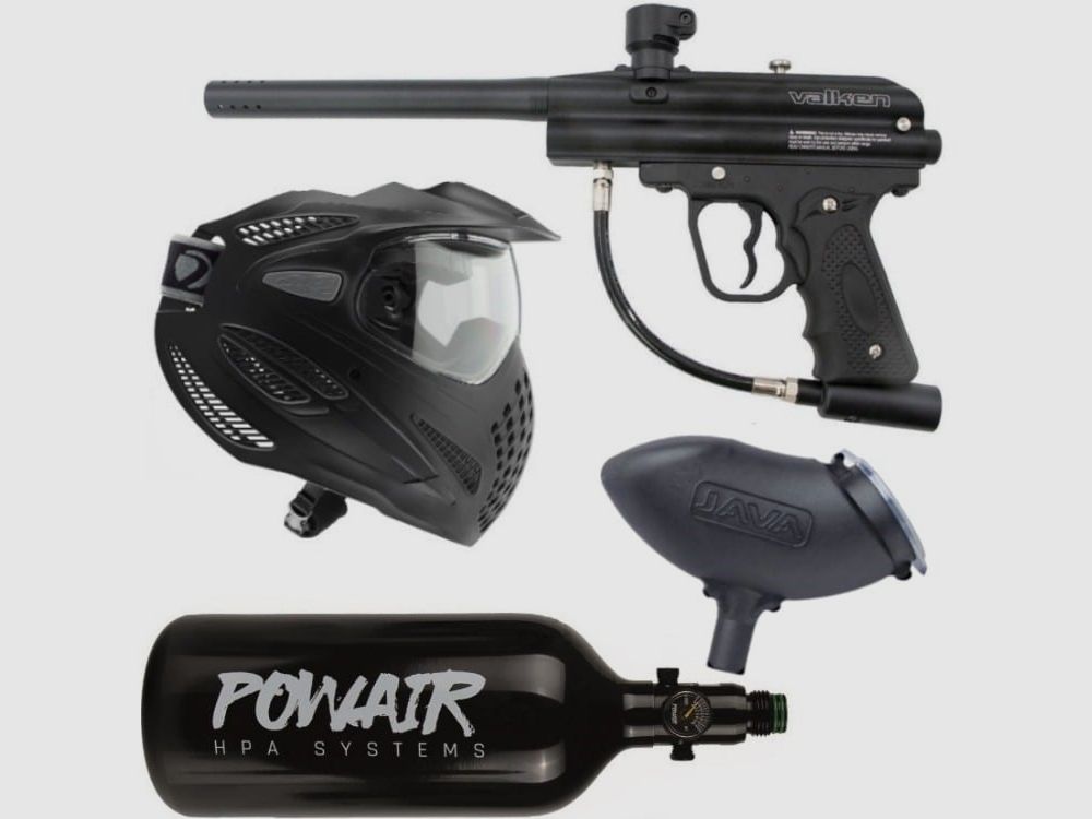 Pacchetto per principianti di marcatori da paintball Valken Razorback